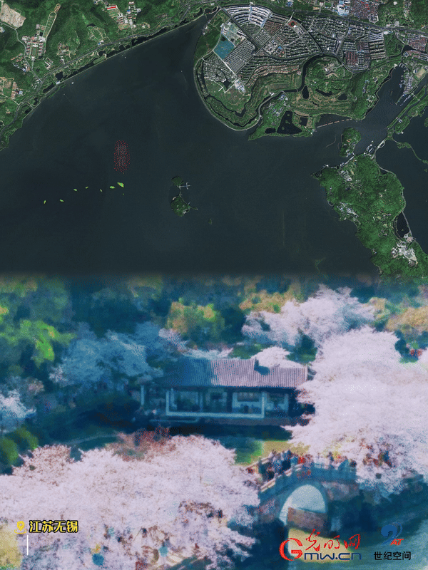 清明游玩賞花圖鑒來了！衛(wèi)星鏡頭帶你先睹為快