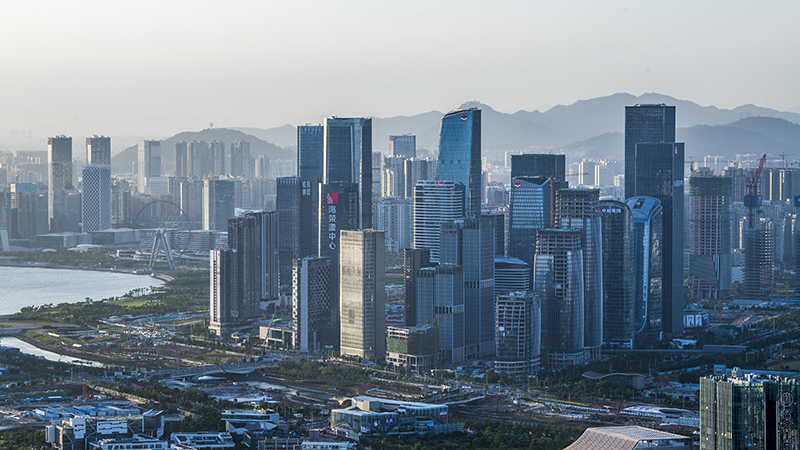 圖為深圳前海城市風(fēng)光。