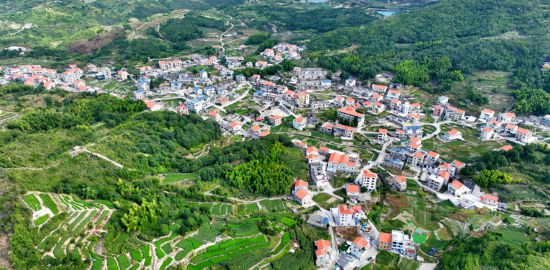 軍營(yíng)村俯瞰。人民網(wǎng)記者 陳博 攝